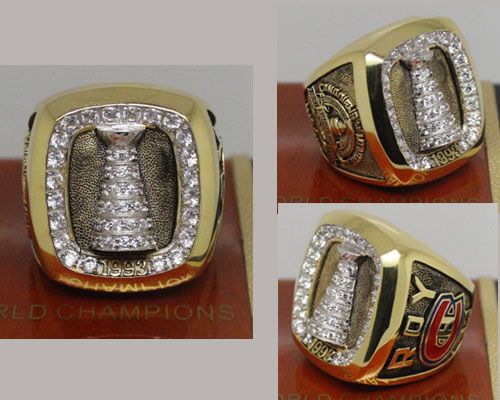 1993 NHL Championship Rings Montreal Canadiens Stanley Cup Ring